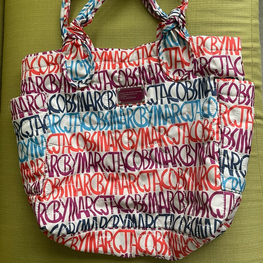 Marc by Marc Jacobs fabric tote bag
